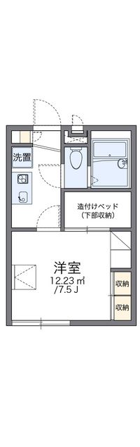 レオパレスひまわり 間取り図