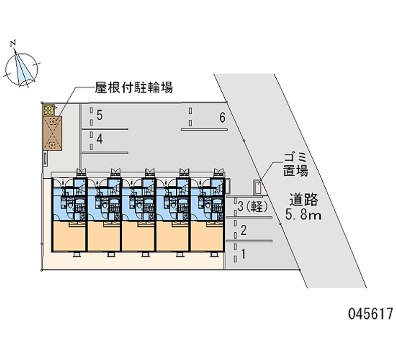 45617 Monthly parking lot