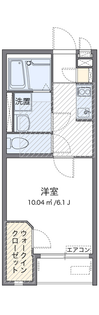 レオネクストグレイス紫蘭Ⅰ 間取り図