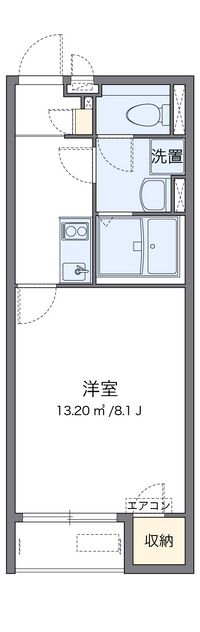 クレイノＯＺ−６ 間取り図