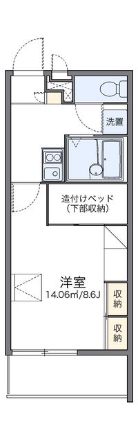 レオパレスアルモニ１番館 間取り図