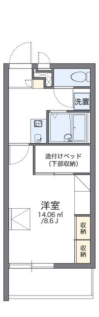 レオパレスＤＯＭ 間取り図