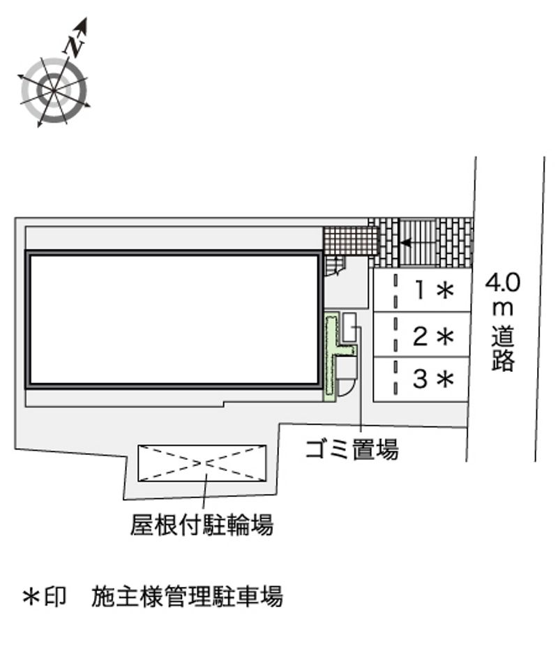 レオパレストライズ２ 配置図