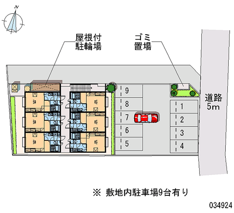 レオパレスカリーハイツ 月極駐車場