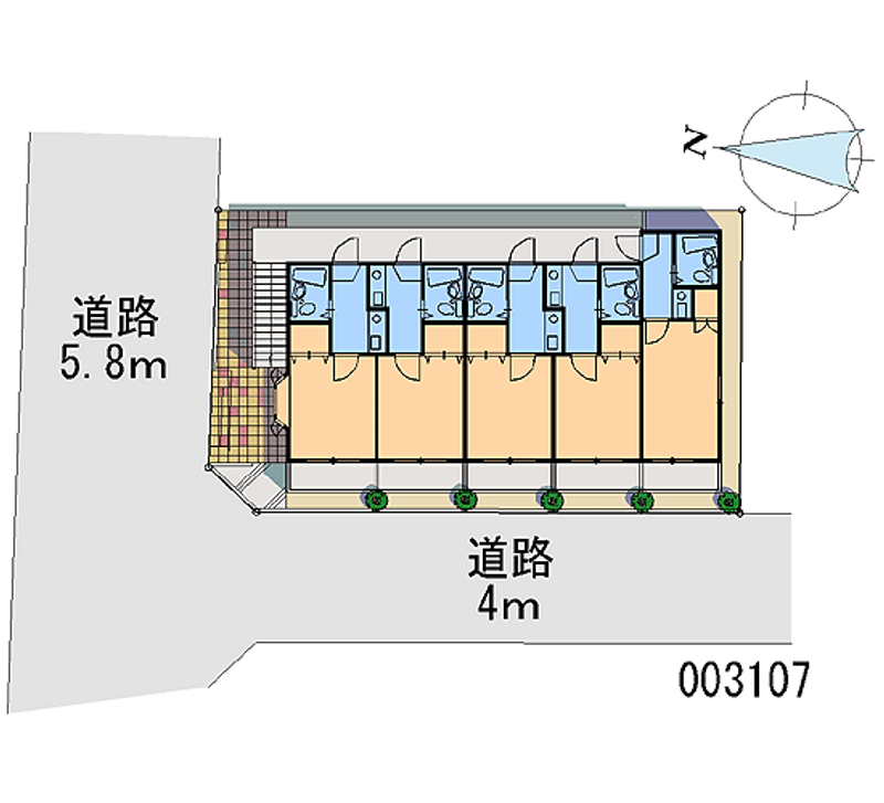 レオパレスＵ２ 区画図