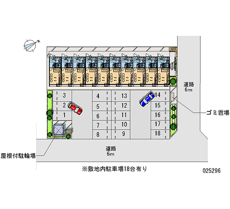 レオパレス未来 月極駐車場