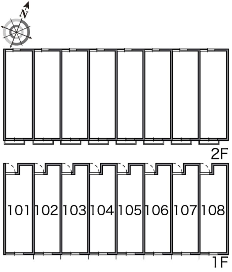 レオネクストＳＵＮＦＬＯＷＥＲ 間取配置図