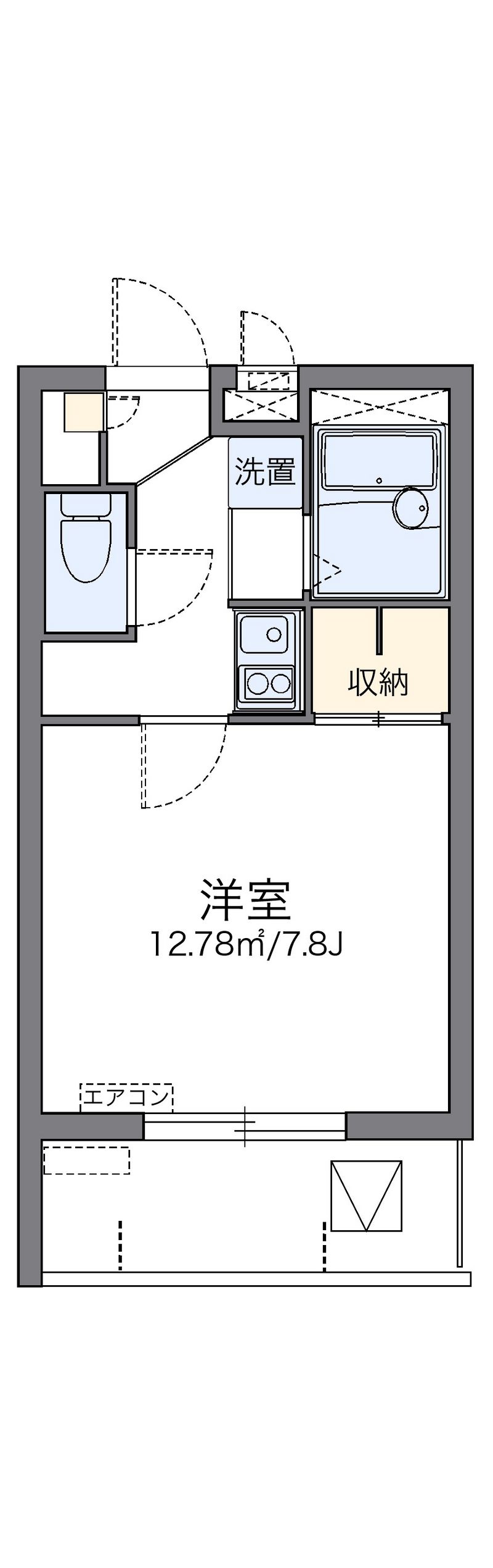 レオパレス新 間取図