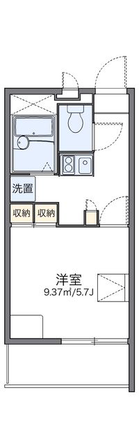 レオパレスエルザ１ 間取り図