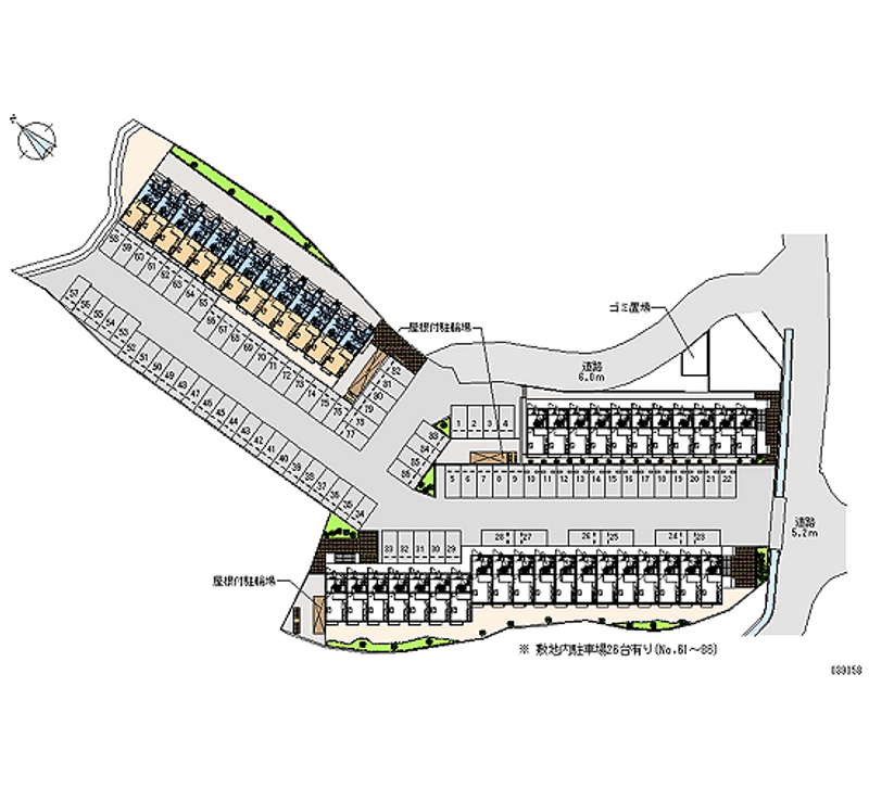 39058 Monthly parking lot