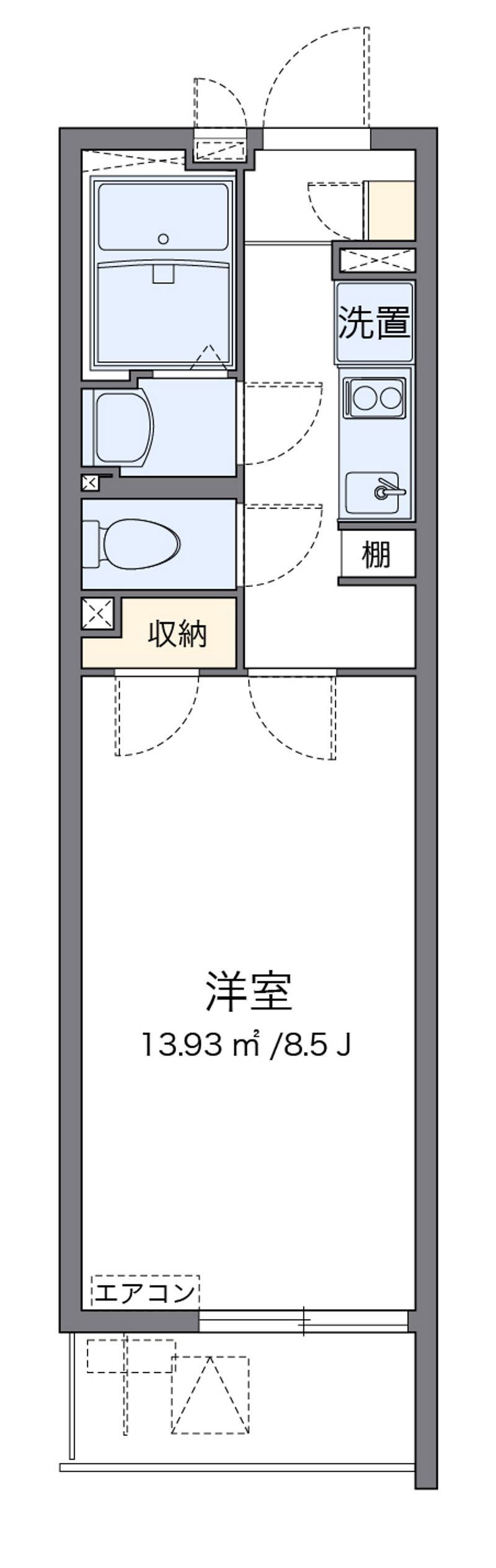 クレイノＬ　ＥＳＴＡＴＥ 間取図