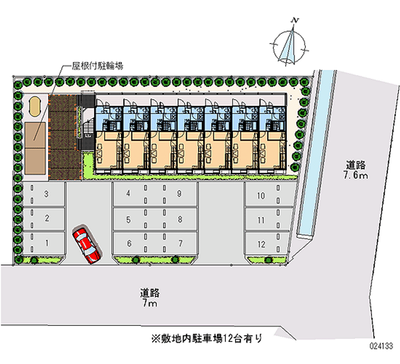 24133 Monthly parking lot