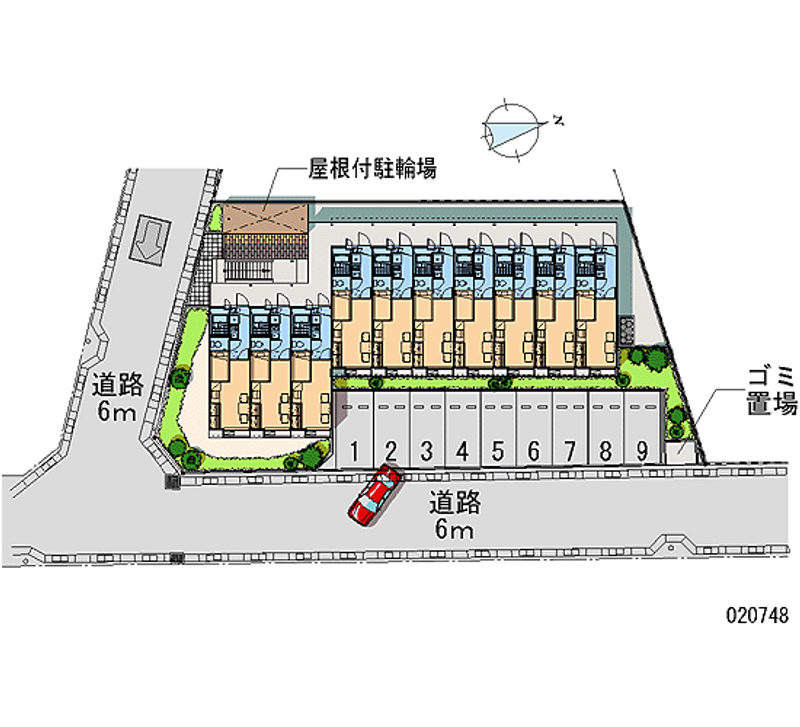 20748 Monthly parking lot