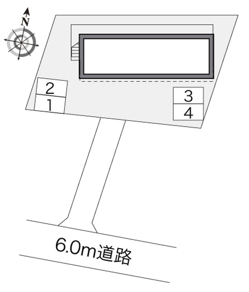 レオパレスカサデリベルタ 配置図