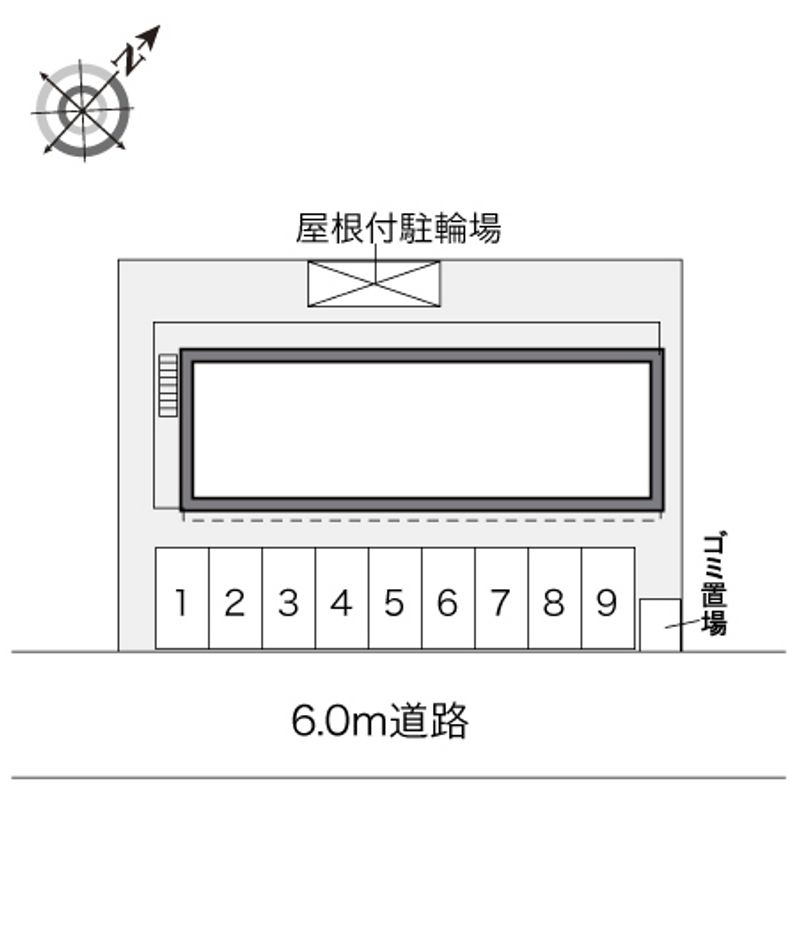 レオパレスサンタモニカ 配置図