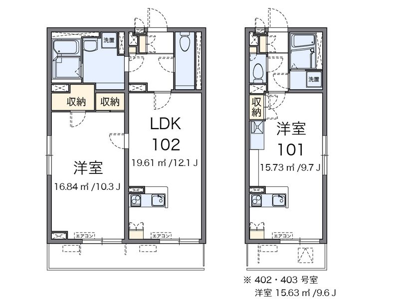 レオネクストエムズコート神楽坂 間取図
