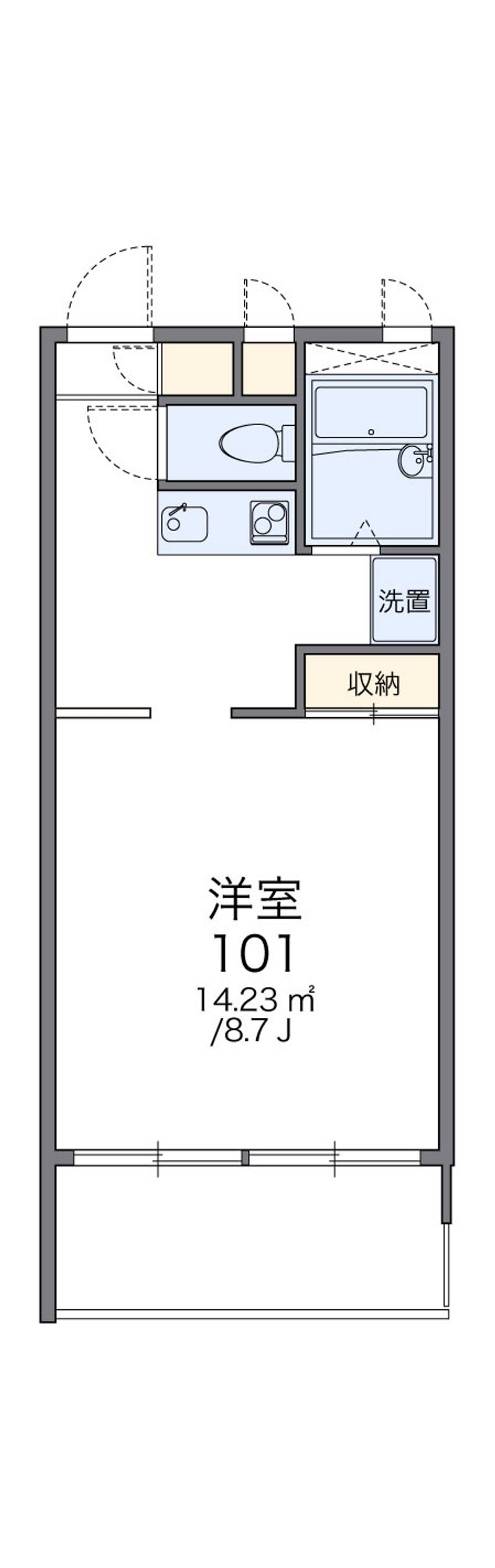 レオパレス本庄 間取図