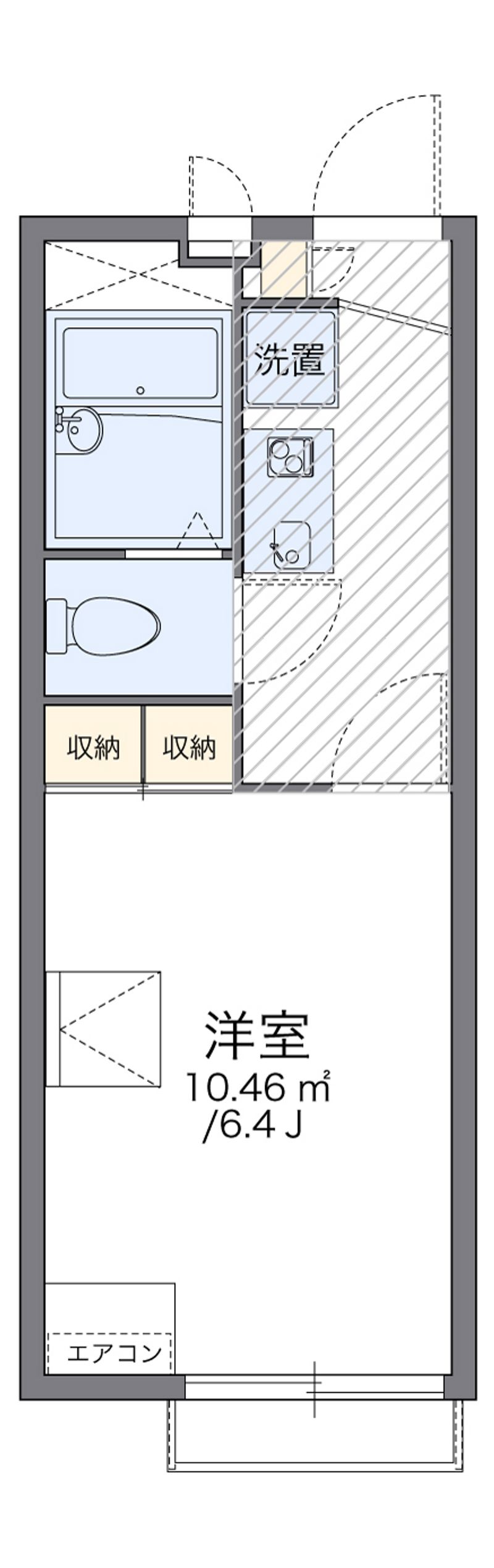 レオパレスＩＮＮ　オオタ 間取図