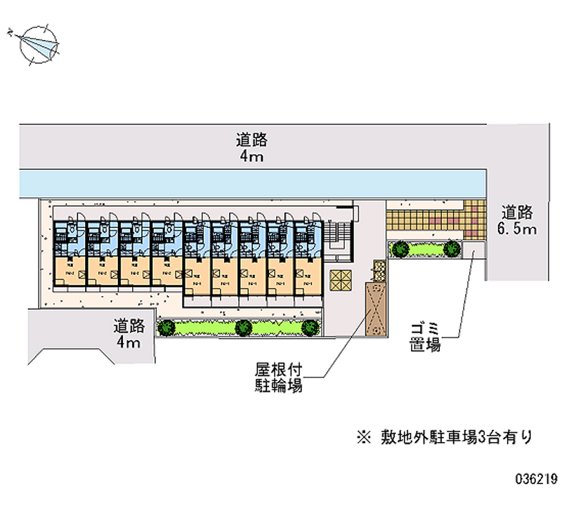 レオパレスコヅチ 月極駐車場