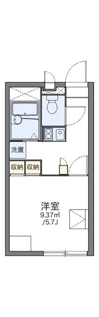 レオパレス箱根板橋 間取り図