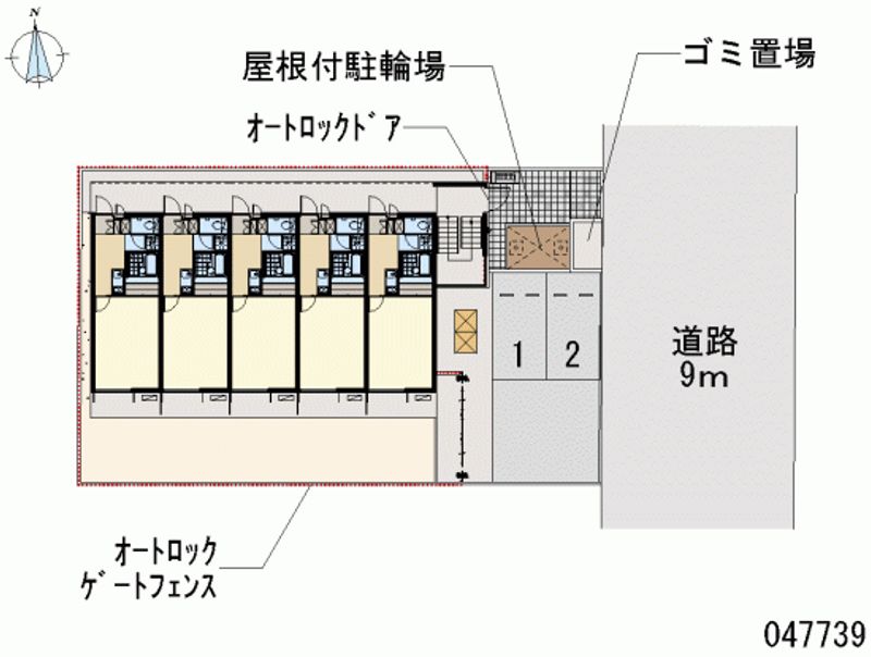 レオネクストカサミラ 月極駐車場