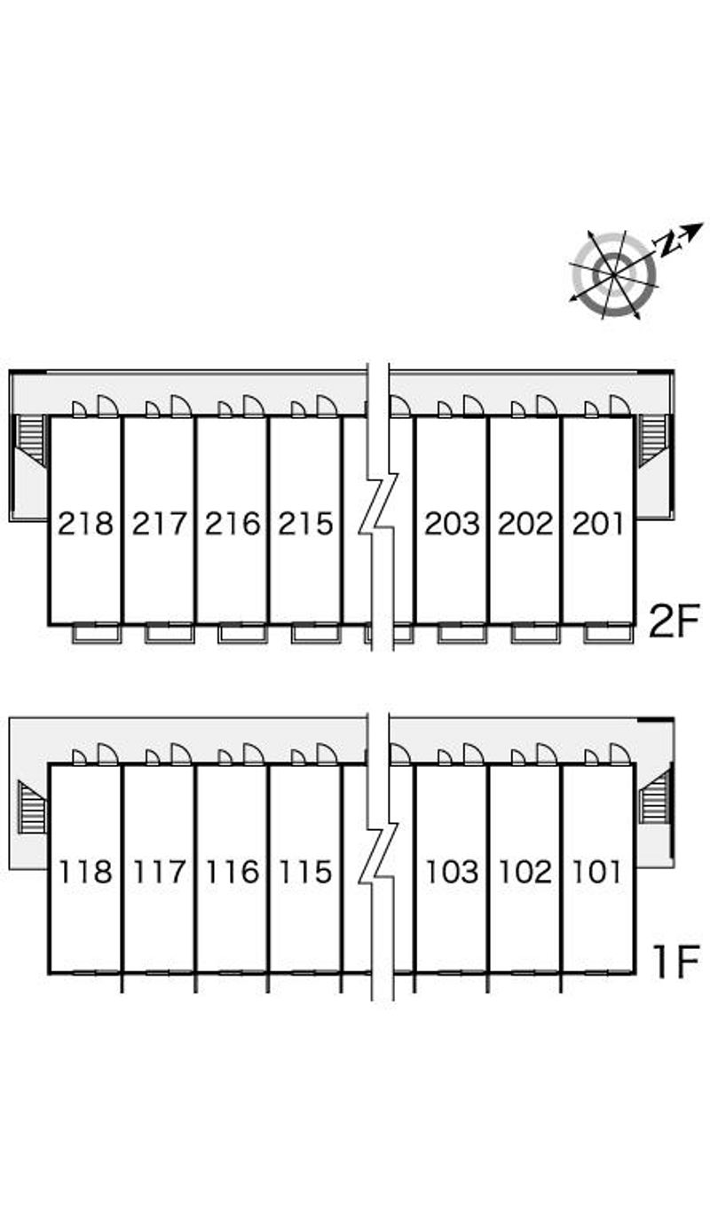 レオパレスＧｒａｃｅ 間取配置図