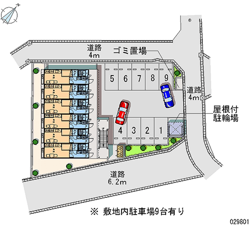 レオパレスひだまりの丘　鹿島 月極駐車場