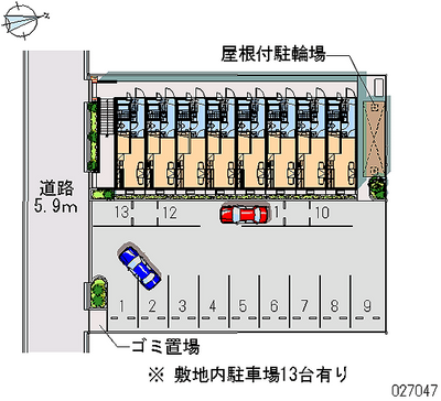 27047 Monthly parking lot