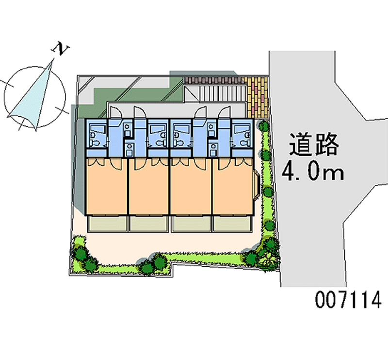 レオパレスエイコーン 区画図