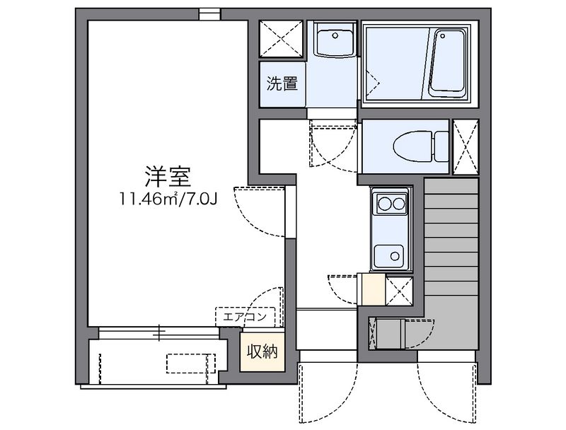 レオネクスト小山クイーン館 間取り