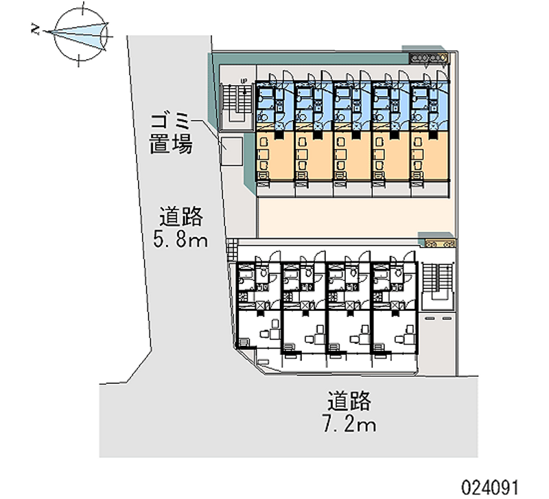 レオパレスオーキッド 区画図