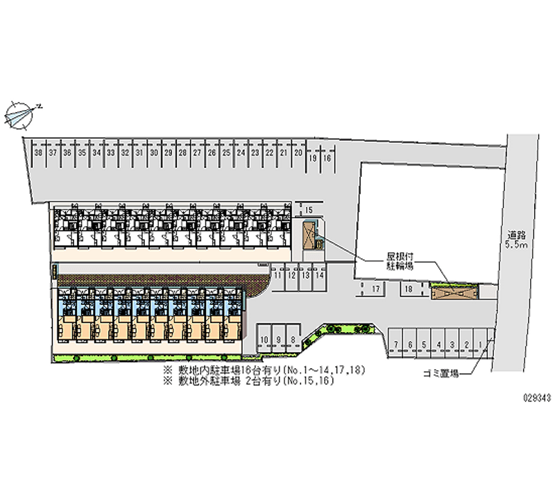 29343 bãi đậu xe hàng tháng