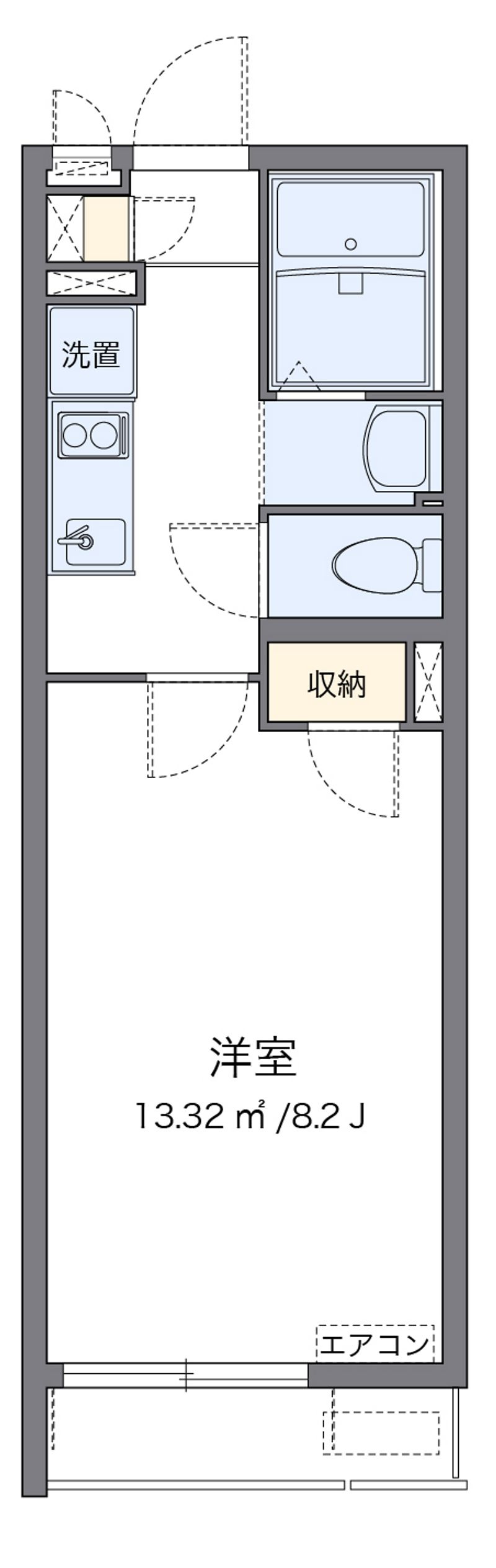 クレイノペルレシュロス　Ⅹ 間取図