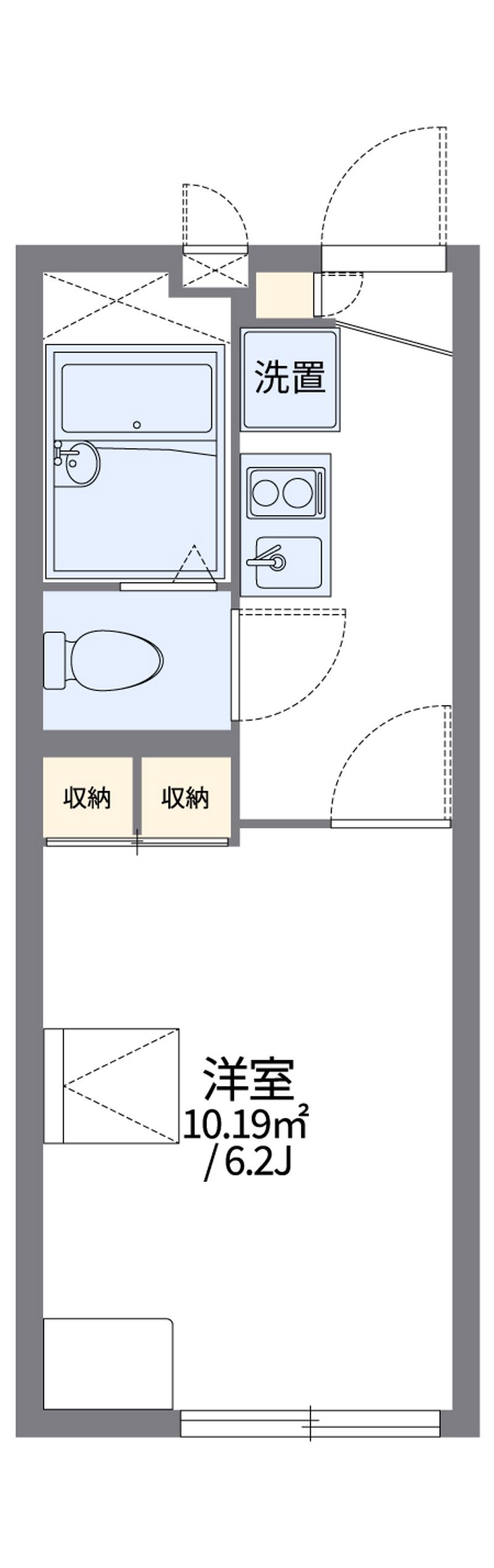レオパレスねいし２ 間取図