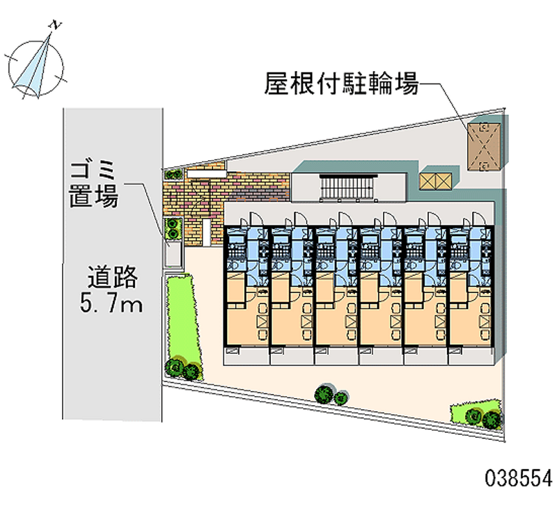 レオパレス銀河 区画図