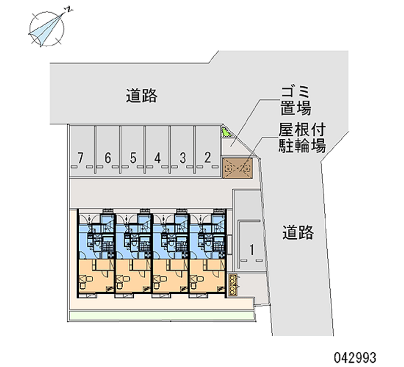 42993 Monthly parking lot