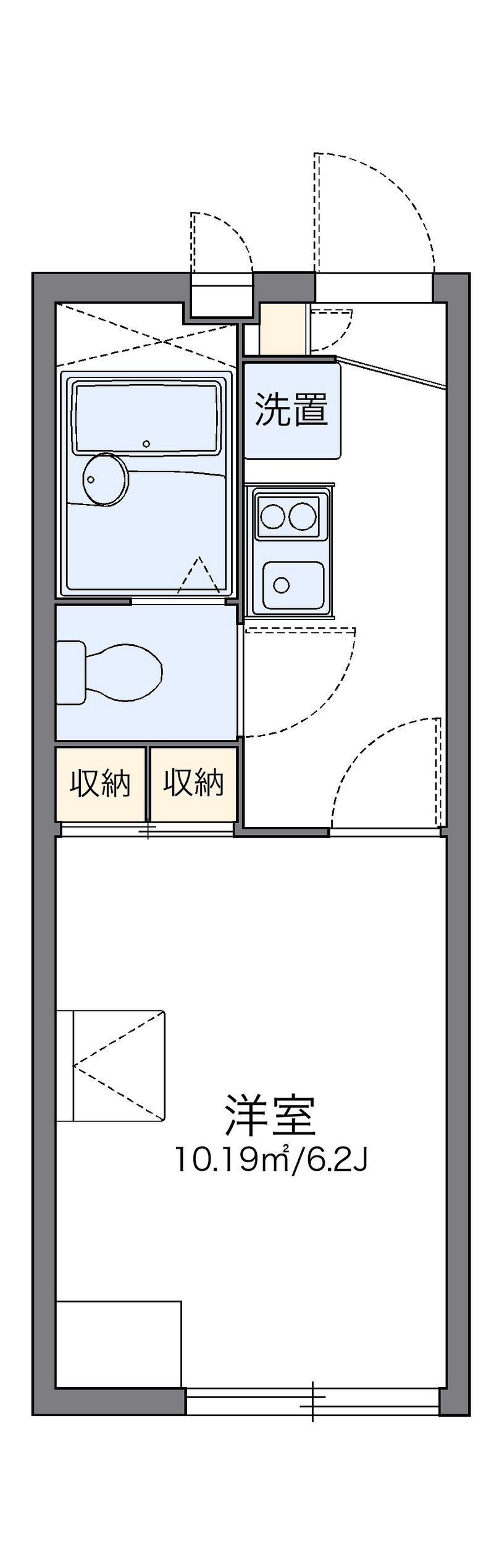 レオパレスＭＥ 間取図