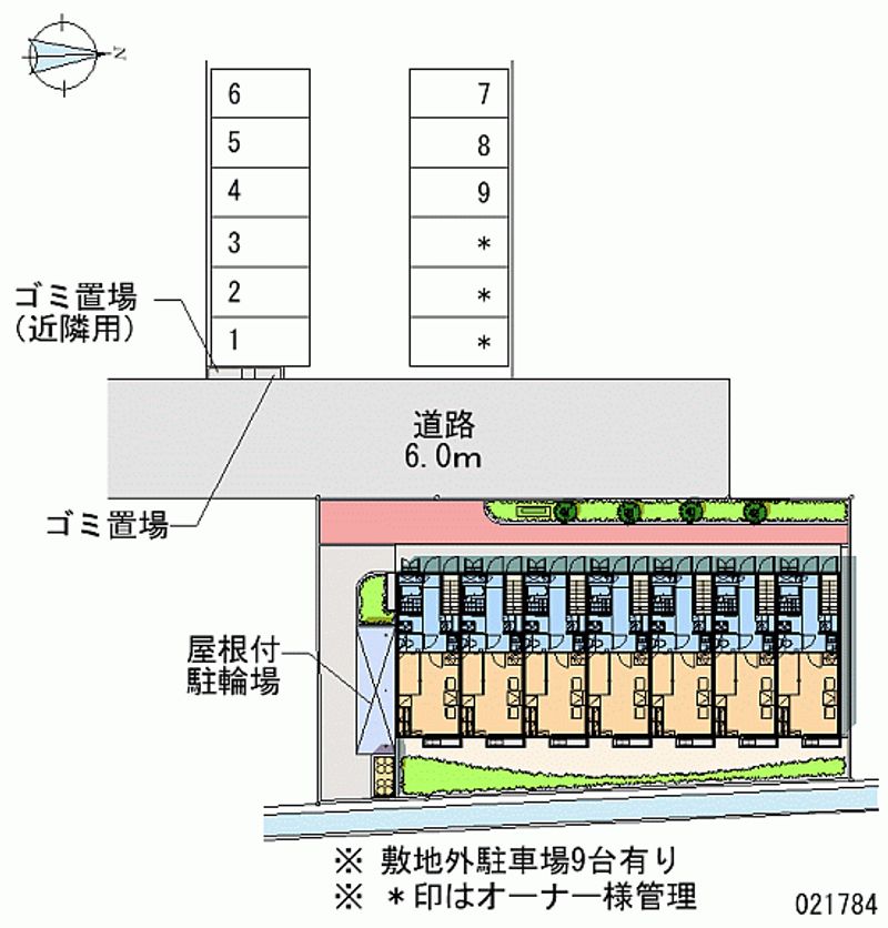 21784月租停车场