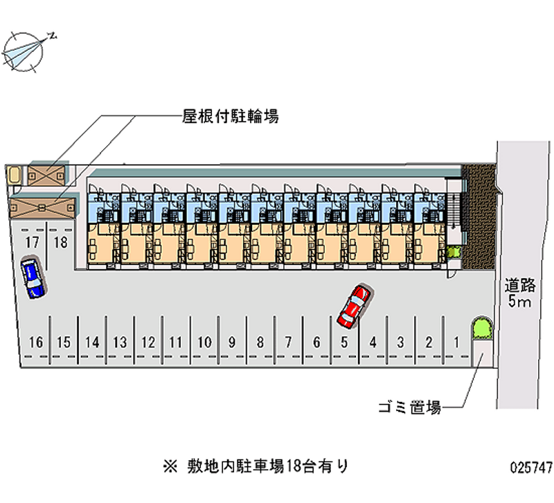 25747 Monthly parking lot