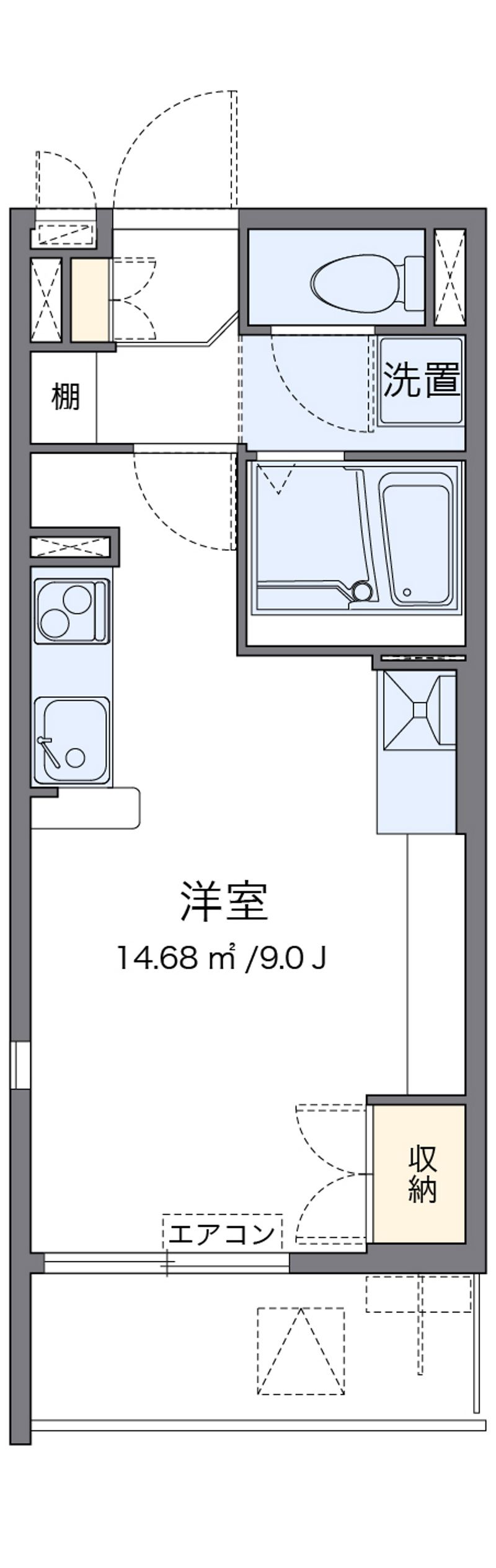 レオネクスト日野万願寺 間取図