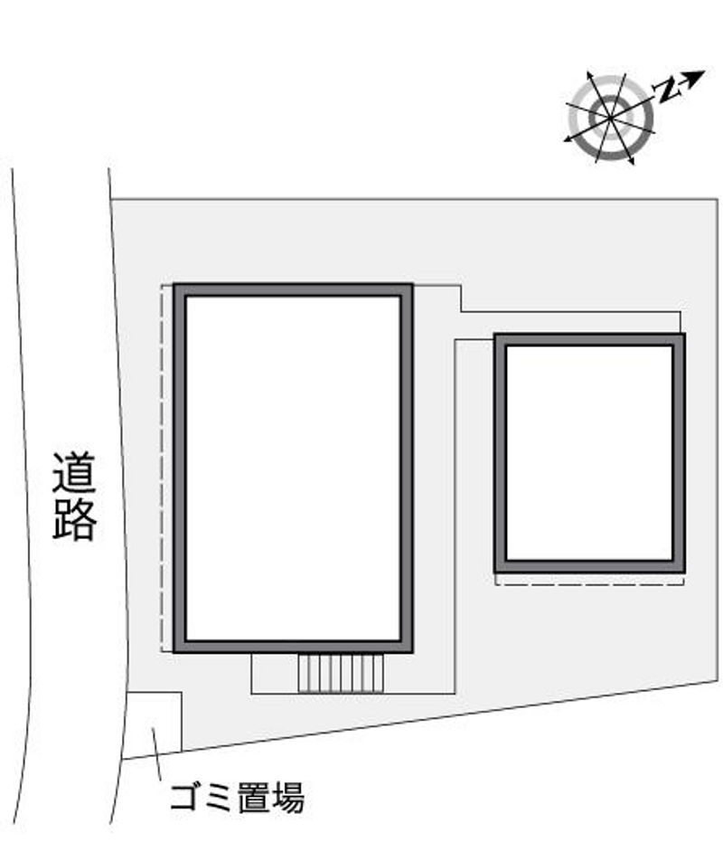 レオパレスユーハイツ　藤沢 配置図