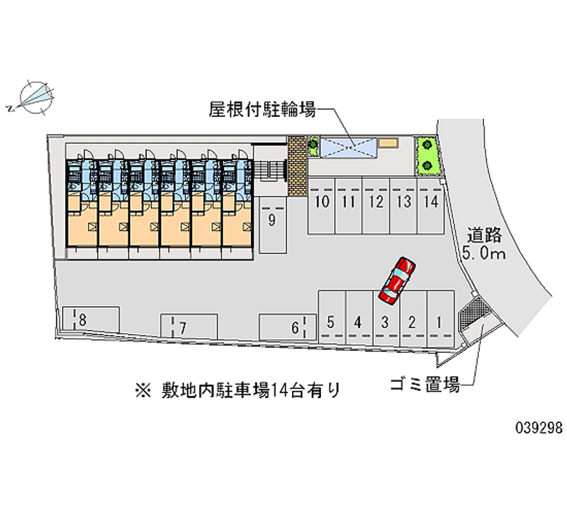 39298 Monthly parking lot