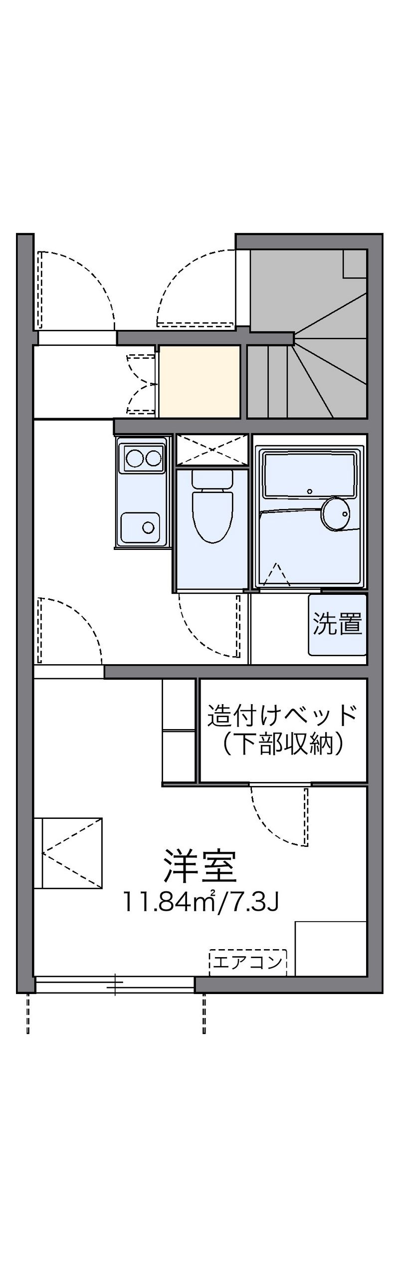 レオネクストくつわだ 間取図