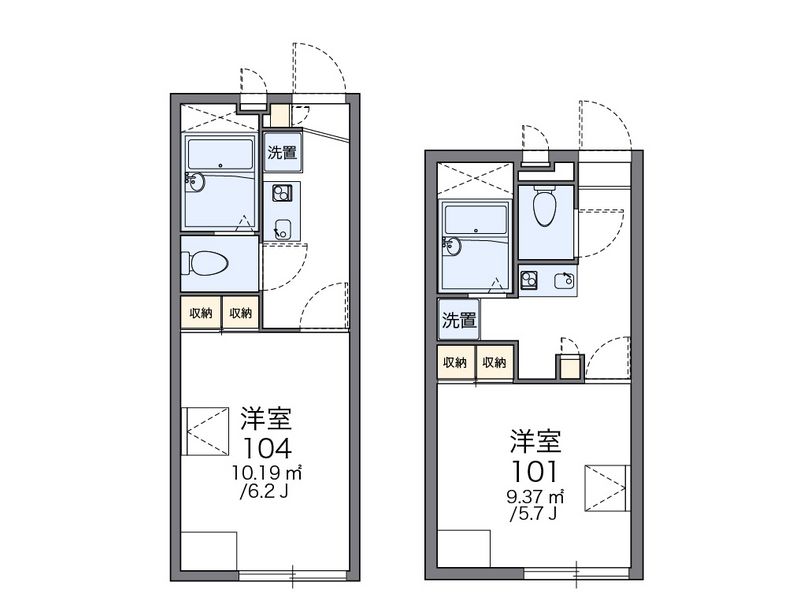 レオパレスＪＥミリオンハイム 間取図