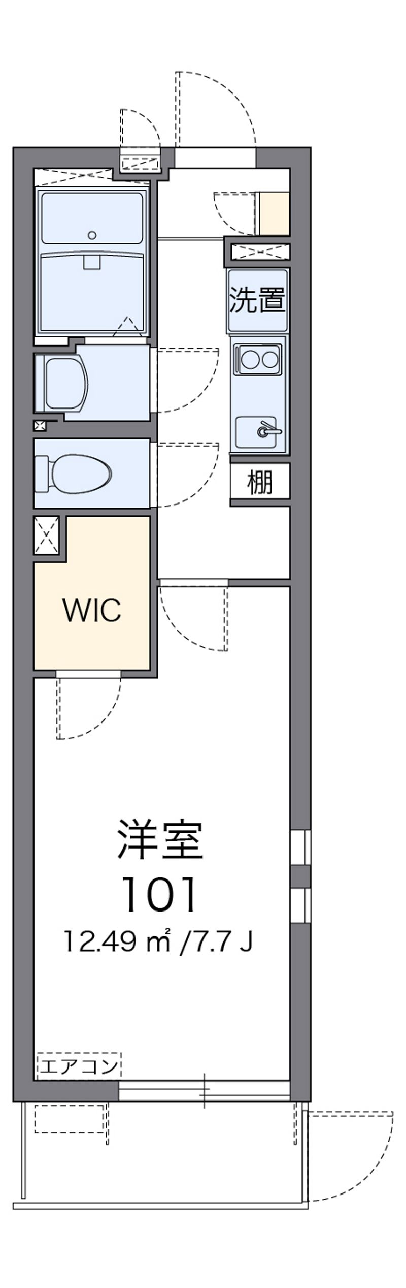 クレイノヴィラージュⅡ 間取図