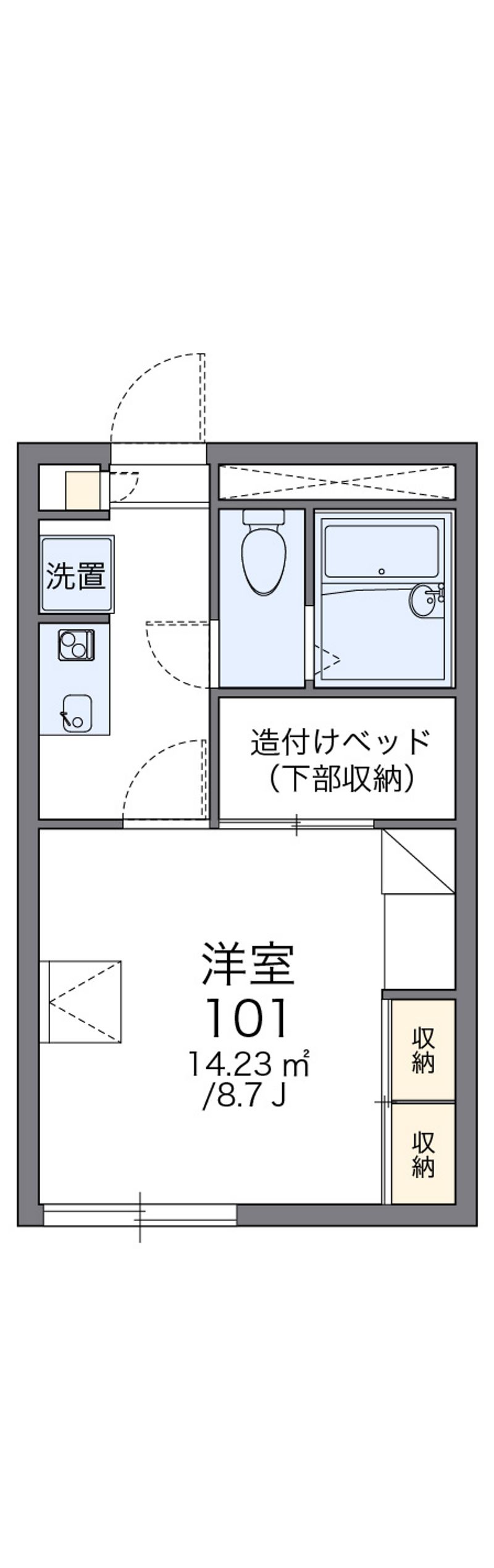 レオパレスオルシス 間取図
