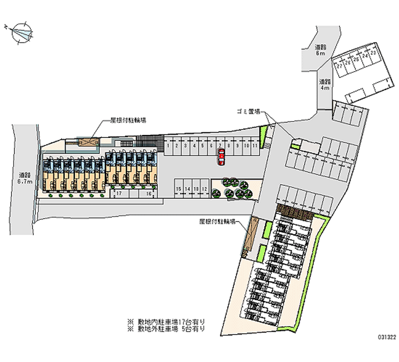 31322 Monthly parking lot