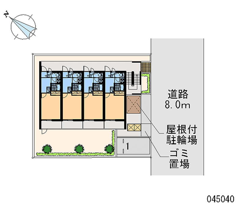 レオパレスヘリテージ新都心 区画図