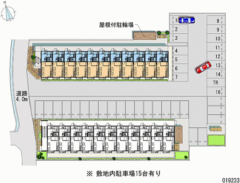 レオパレス天神林 月極駐車場