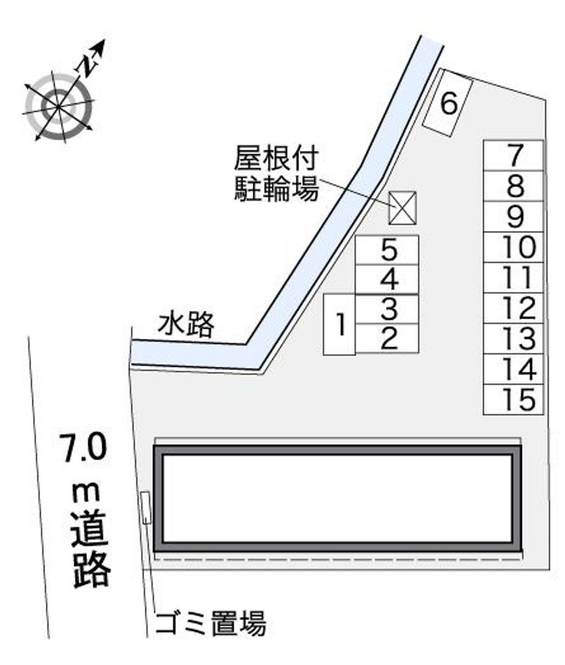 レオパレスブラントン　スクエア 配置図